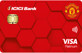 Manchester United Platinum Credit Card by ICICI Bank - VISA