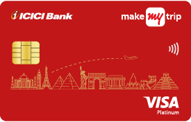 MakeMyTrip ICICI Bank Platinum Credit Card - VISA