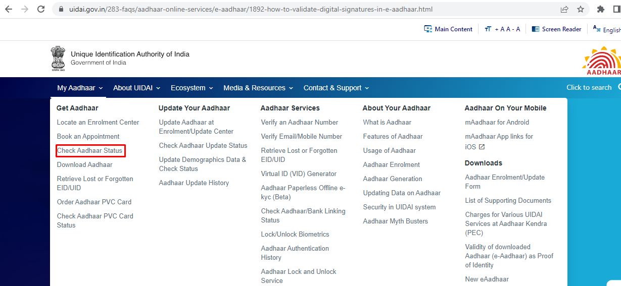 eAadhaar - A Comprehensive Guide About E-Aadhaar Card