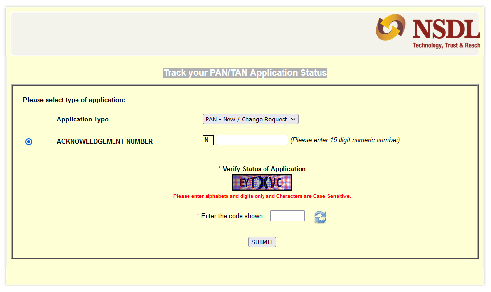 Check Nsdl Pan Card Status Using Different Methods 6455