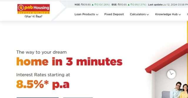 Pnb home page 